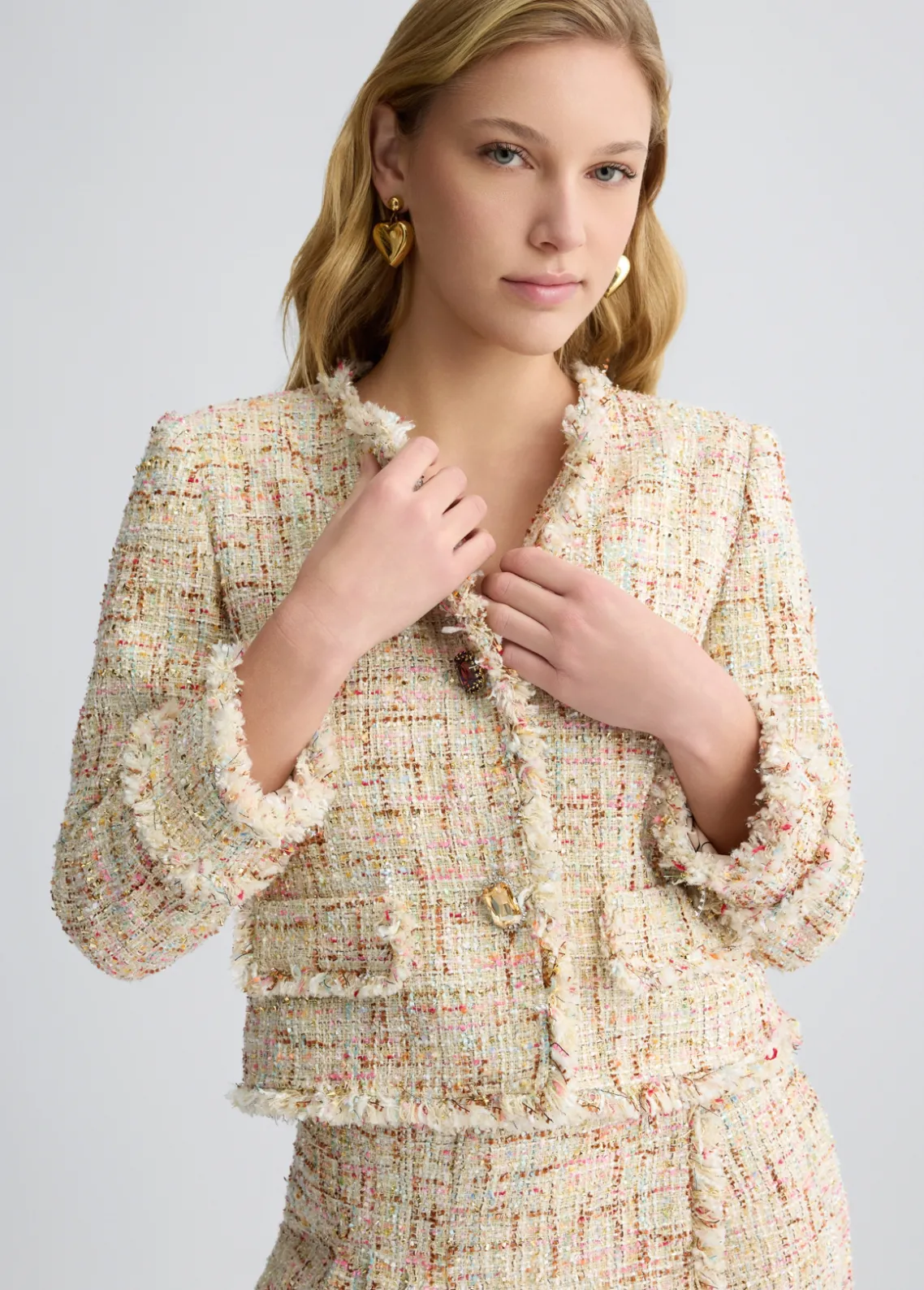 Liu Jo Chaqueta Bouclé-Mujer Chaquetas|Tailleur