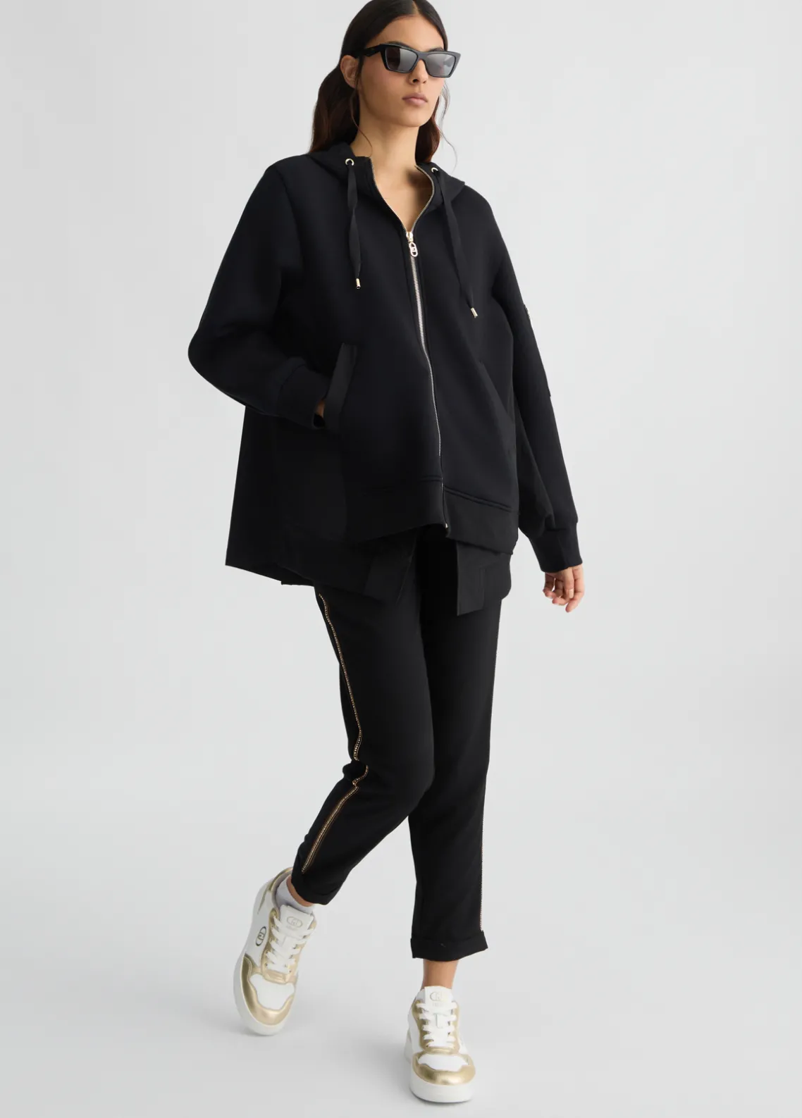 Liu Jo Chaqueta con capucha-Mujer Abrigos Y Chalecos|Ropa Deportiva