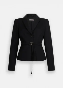 Liu Jo Chaqueta con cinturón con logotipo-Mujer Chaquetas