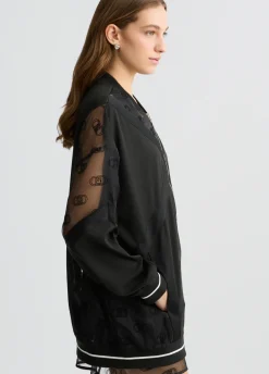 Liu Jo Chaqueta con cremallera y logotipo-Mujer Ropa Deportiva|Chaquetas