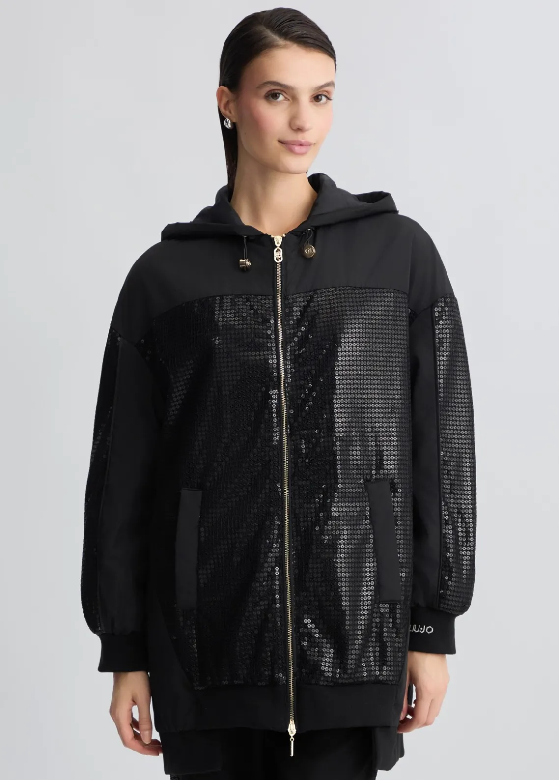 Liu Jo Chaqueta con lentejuelas-Mujer Abrigos Y Chalecos