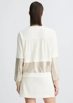 Liu Jo Chaqueta con lentejuelas-Mujer Chaquetas