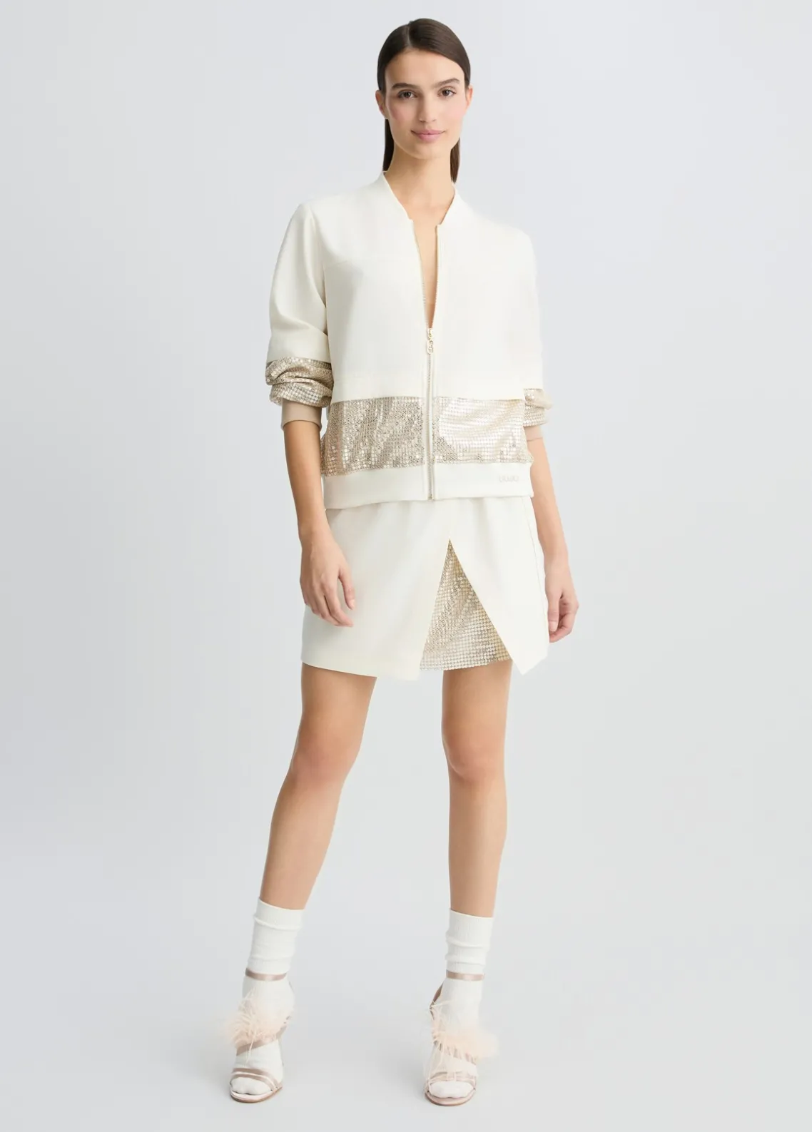 Liu Jo Chaqueta con lentejuelas-Mujer Chaquetas