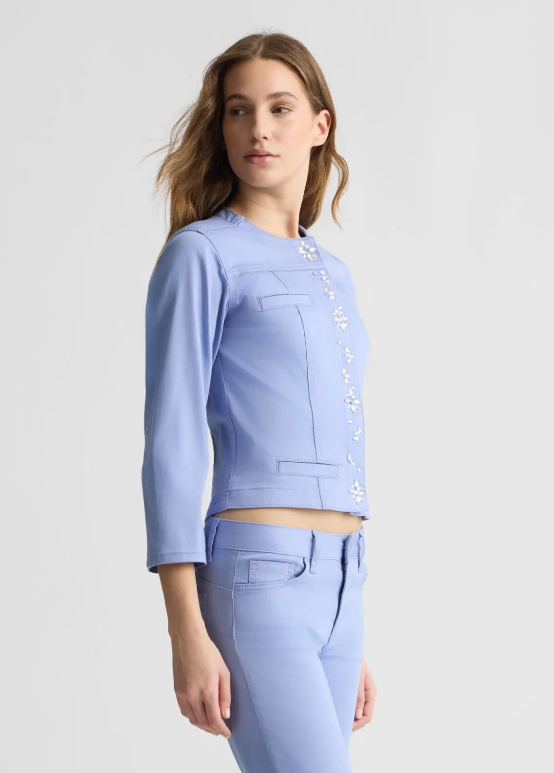 Liu Jo Chaqueta con strass-Mujer Chaquetas