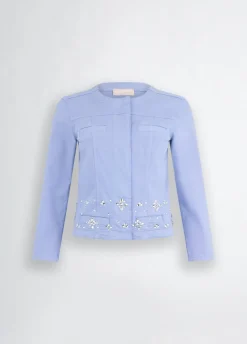 Liu Jo Chaqueta con strass-Mujer Chaquetas