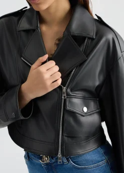 Liu Jo Chaqueta corta modelo motero-Mujer Chaquetas