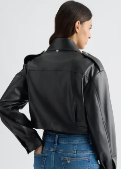 Liu Jo Chaqueta corta modelo motero-Mujer Chaquetas