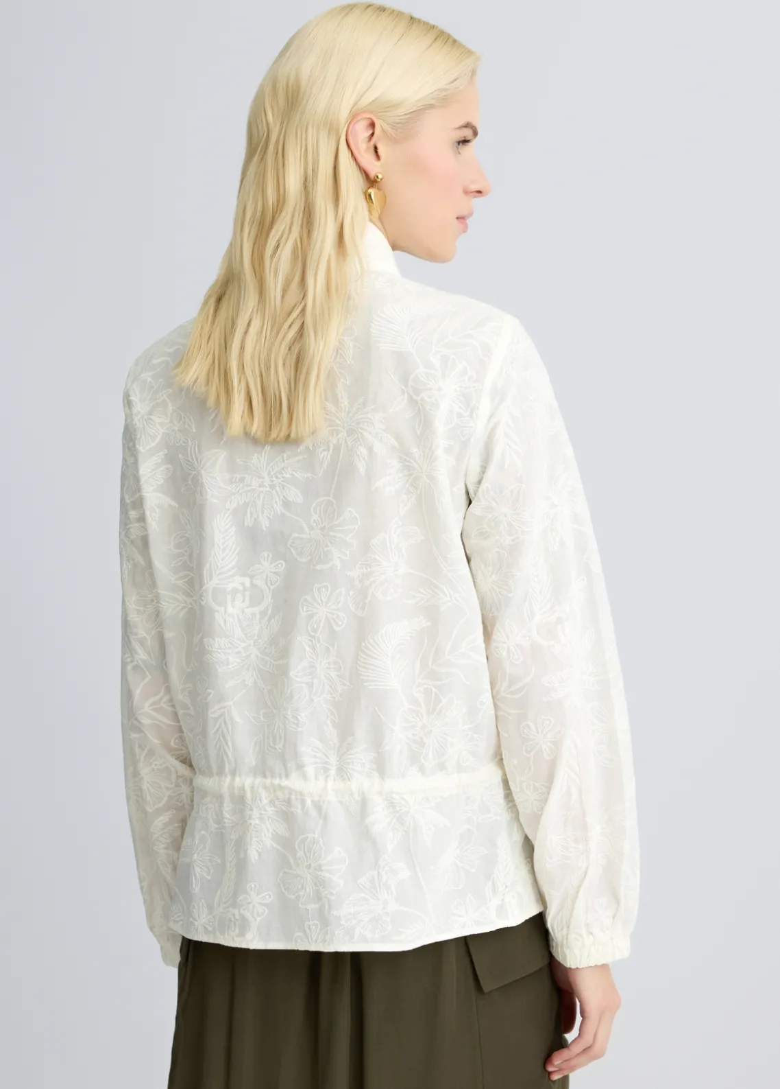 Liu Jo Chaqueta de algodón con bordados-Mujer Ropa Deportiva|Chaquetas