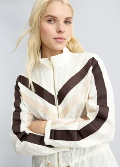 Liu Jo Chaqueta de algodón con bordados-Mujer Ropa Deportiva|Chaquetas