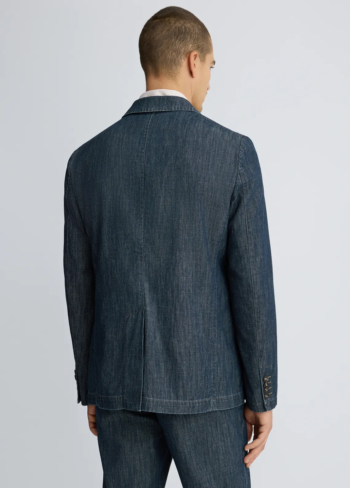 Liu Jo Chaqueta de denim chambray-Hombre Americanas Y Chalecos