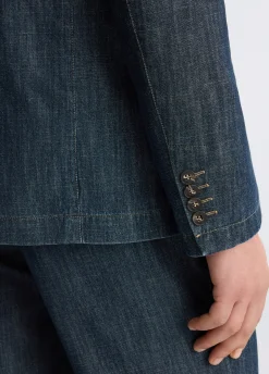 Liu Jo Chaqueta de denim chambray-Hombre Americanas Y Chalecos