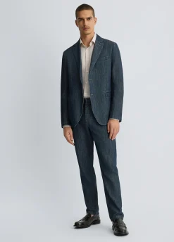 Liu Jo Chaqueta de denim chambray-Hombre Americanas Y Chalecos