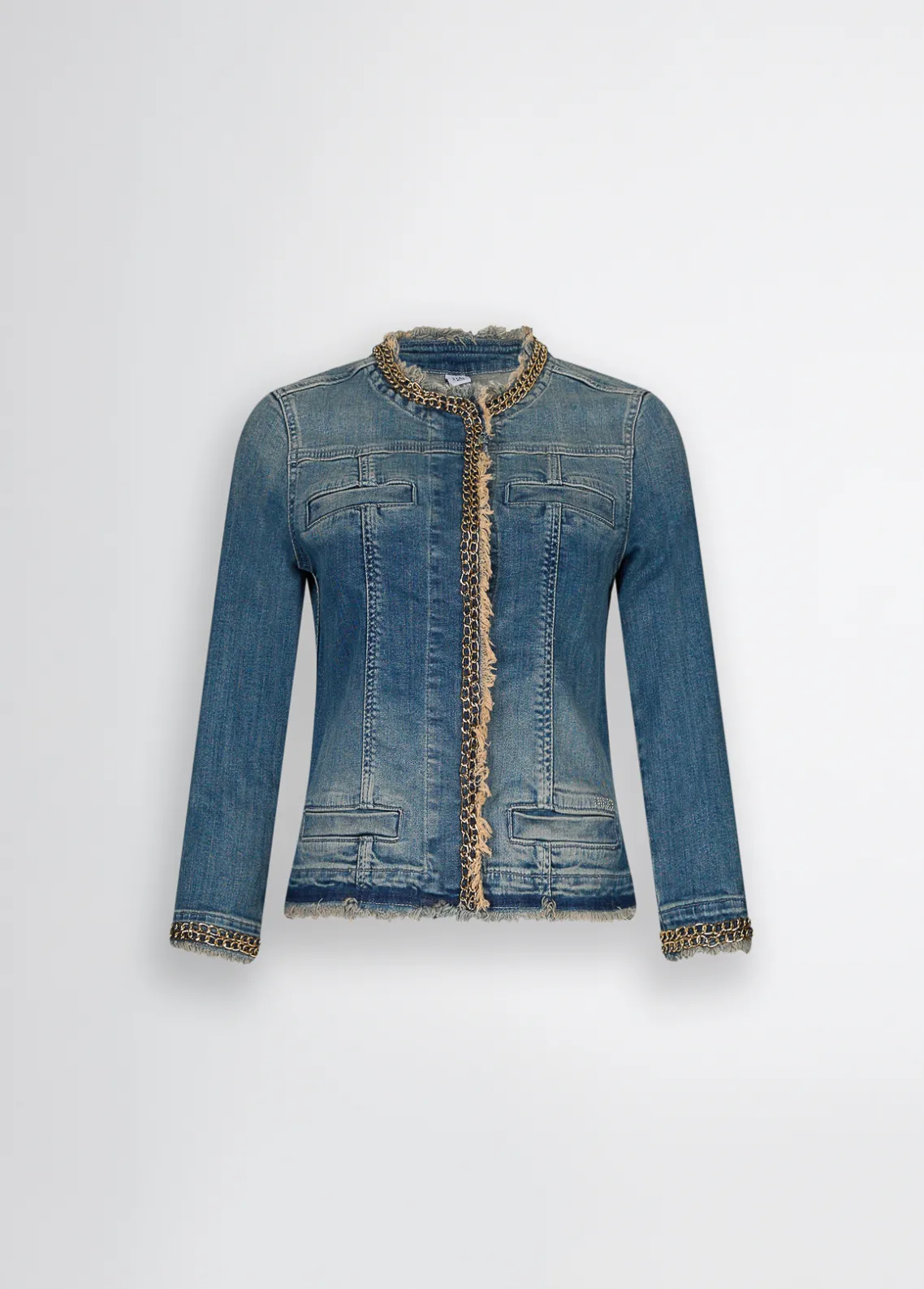 Liu Jo Chaqueta de denim con cadenas-Mujer Abrigos Y Chalecos|Chaquetas