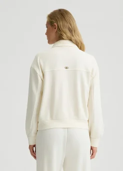 Liu Jo Chaqueta de felpa de algodón-Mujer Ropa Deportiva|Chaquetas
