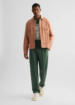 Liu Jo Chaqueta de lino y algodón-Hombre Americanas Y Chalecos