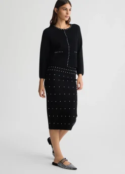 Liu Jo Chaqueta de punto con tachuelas-Mujer Cárdigans Y Jerséis|Chaquetas