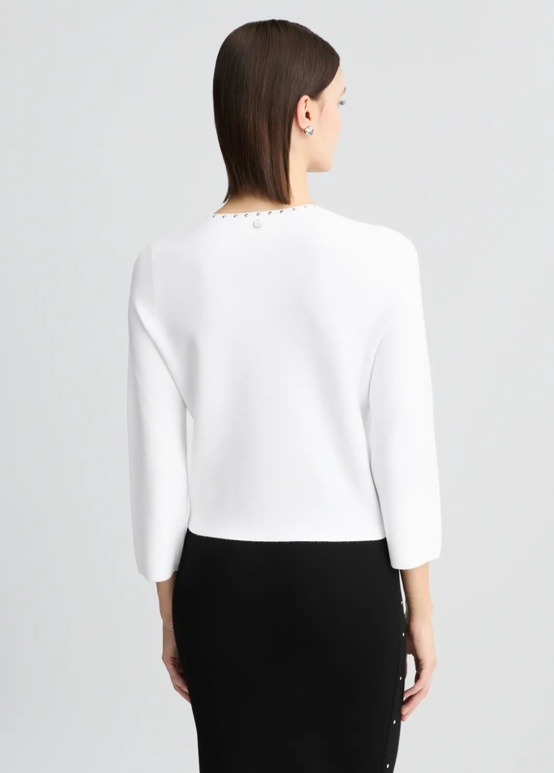 Liu Jo Chaqueta de punto con tachuelas-Mujer Chaquetas