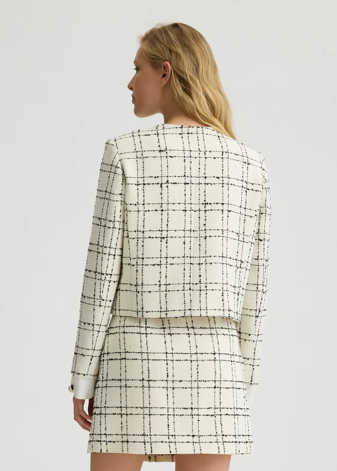 Liu Jo Chaqueta de tejido bouclé con lurex®-Mujer Chaquetas