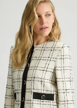Liu Jo Chaqueta de tejido bouclé con lurex®-Mujer Chaquetas