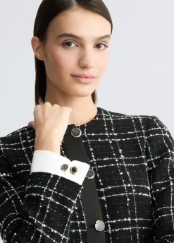 Liu Jo Chaqueta de tejido bouclé con lurex®-Mujer Chaquetas|Tailleur