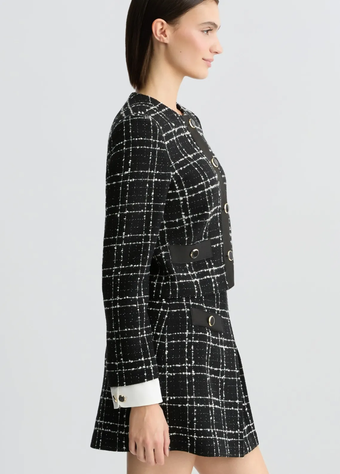 Liu Jo Chaqueta de tejido bouclé con lurex®-Mujer Chaquetas|Tailleur