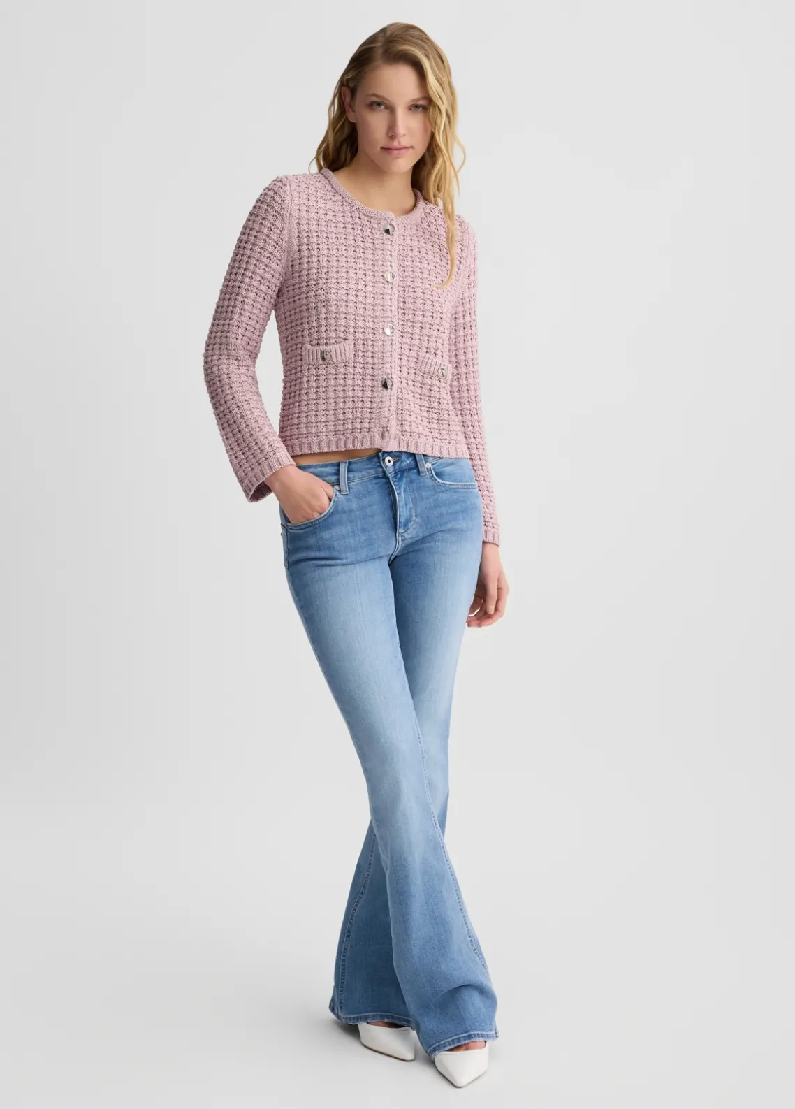 Liu Jo Chaqueta en tejido bouclé-Mujer Chaquetas