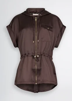 Liu Jo Chaqueta Better de raso-Mujer Ropa Deportiva|Chaquetas
