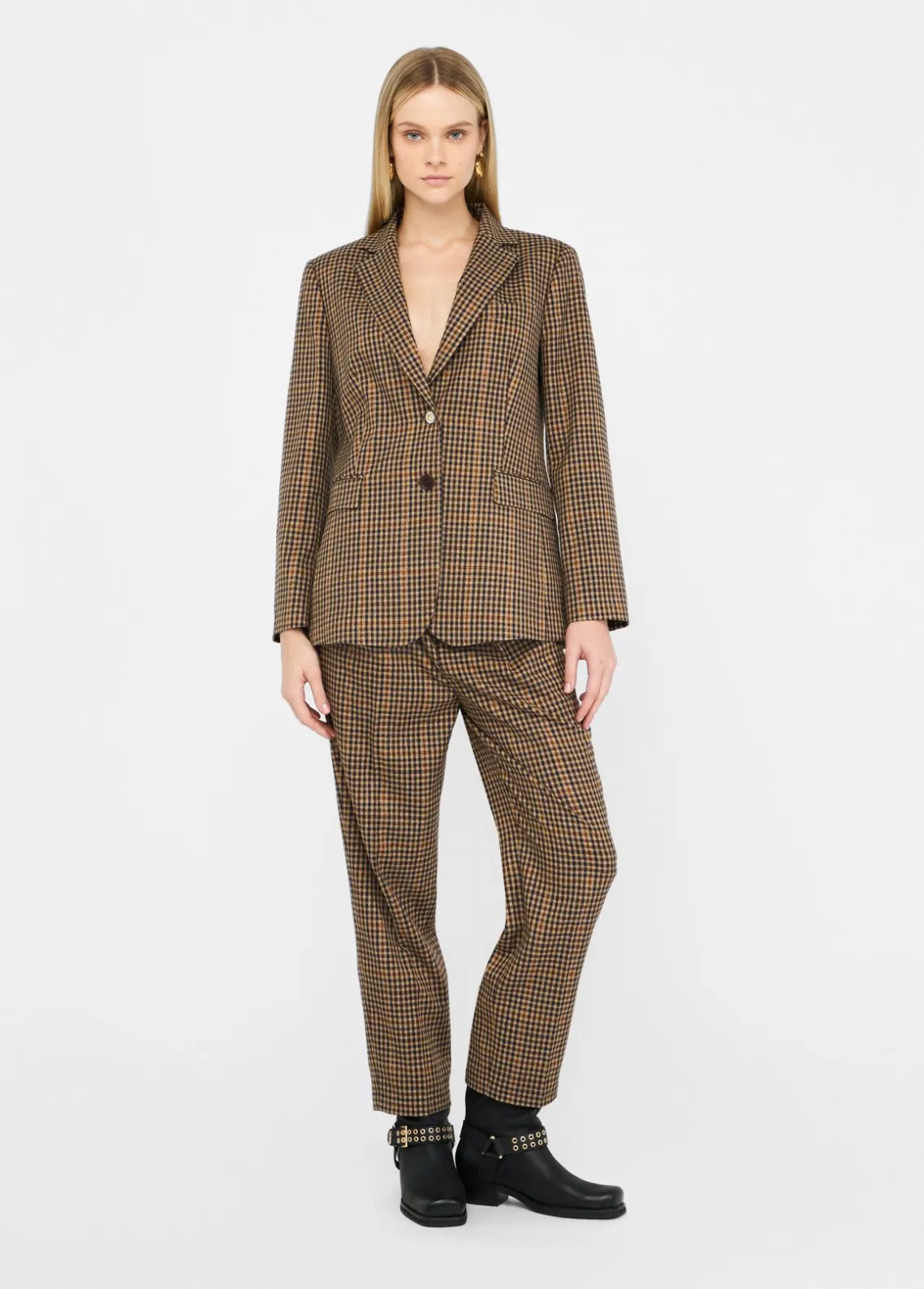 Liu Jo Chaqueta oversize de cuadros-Mujer Chaquetas