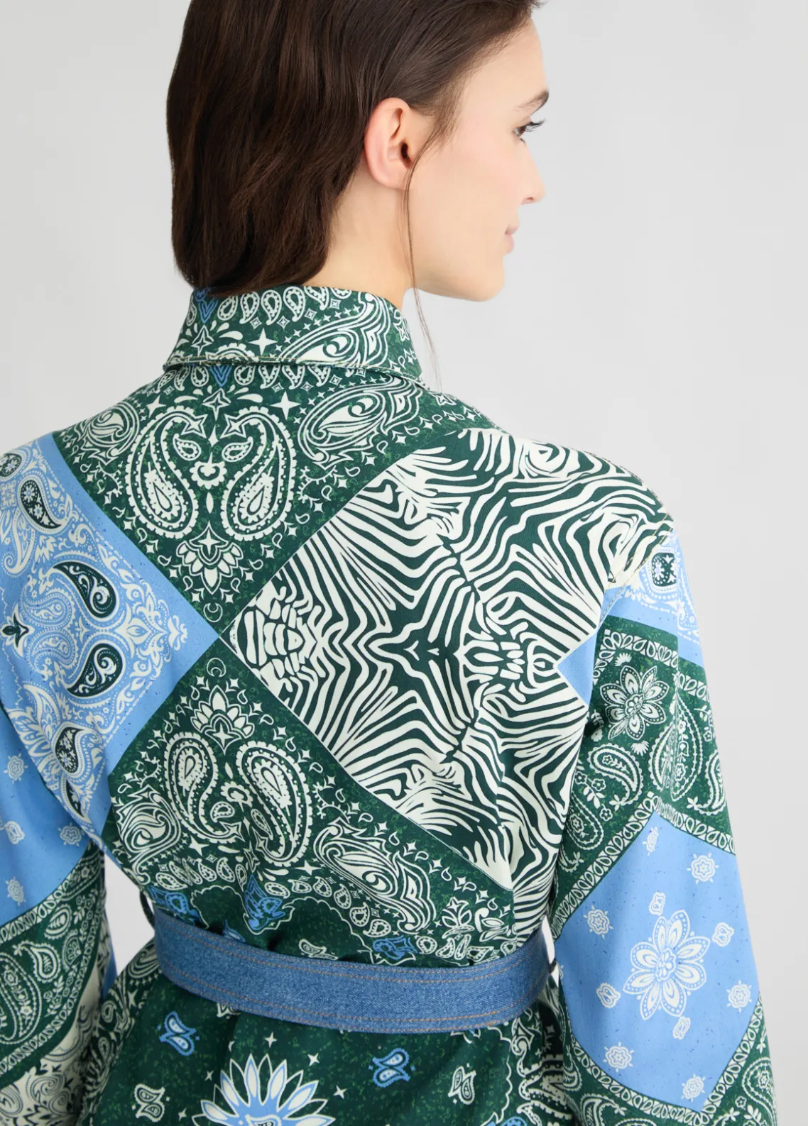 Liu Jo Chaqueta sobrecamisa de algodón estampado-Mujer Chaquetas|Tailleur