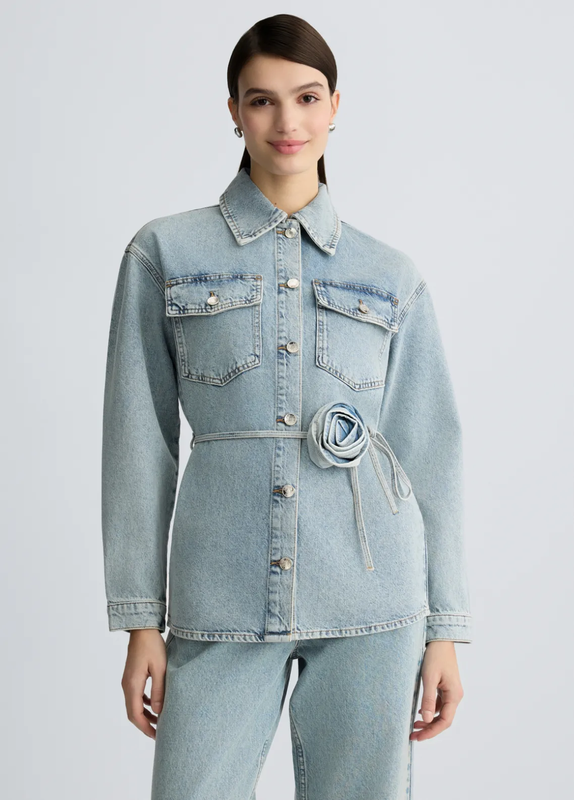 Liu Jo Chaqueta sobrecamisa de denim-Mujer Chaquetas