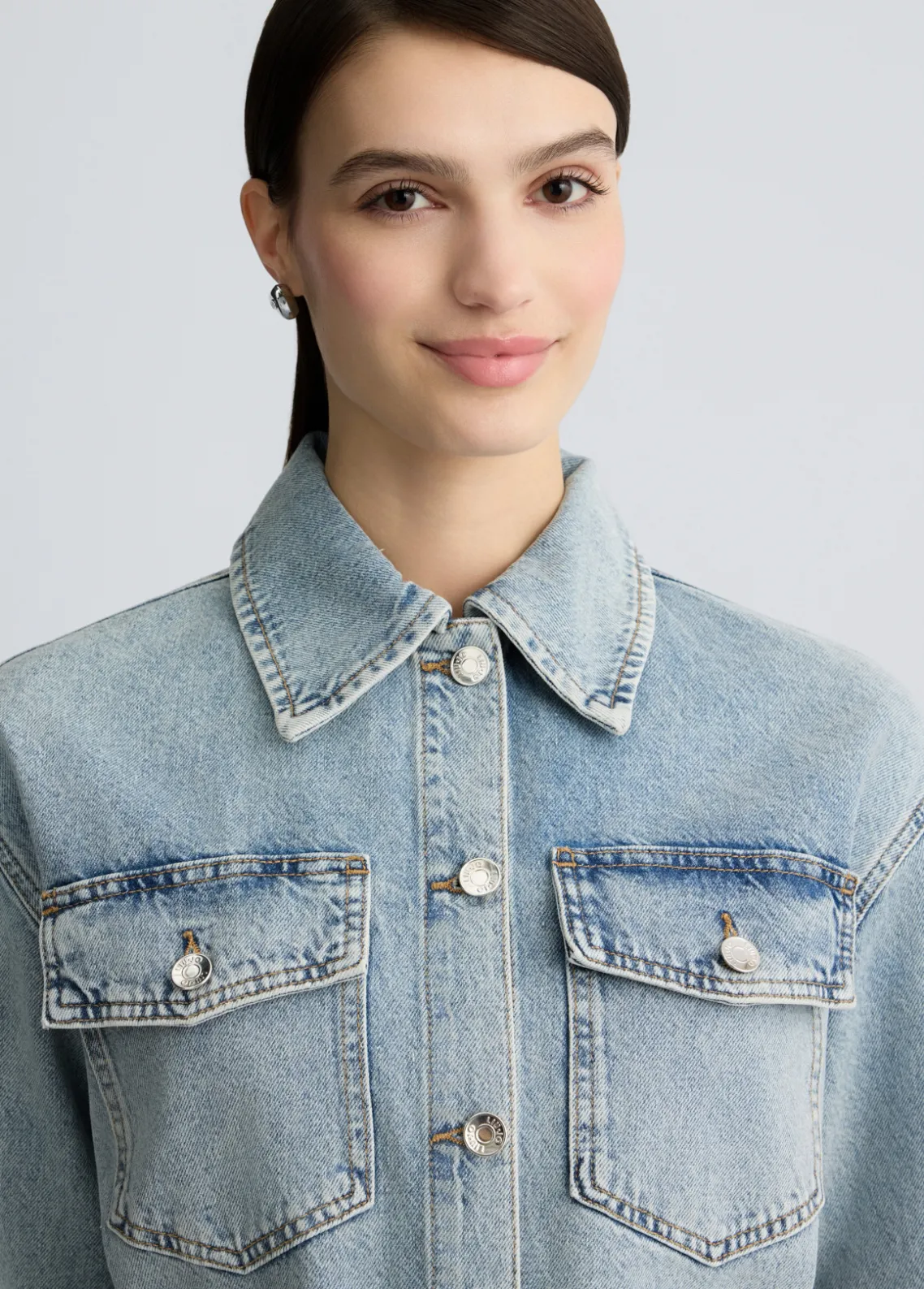 Liu Jo Chaqueta sobrecamisa de denim-Mujer Chaquetas
