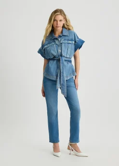 Liu Jo Chaqueta sobrecamisa de denim-Mujer Chaquetas