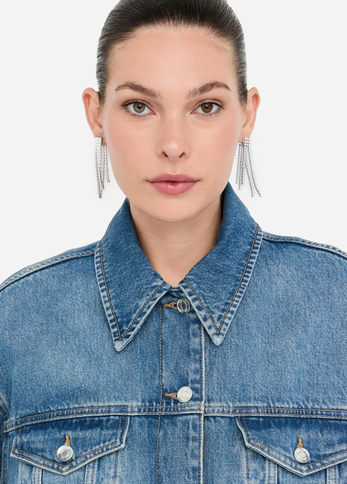 Liu Jo Chaqueta vaquera-Mujer Abrigos Y Chalecos