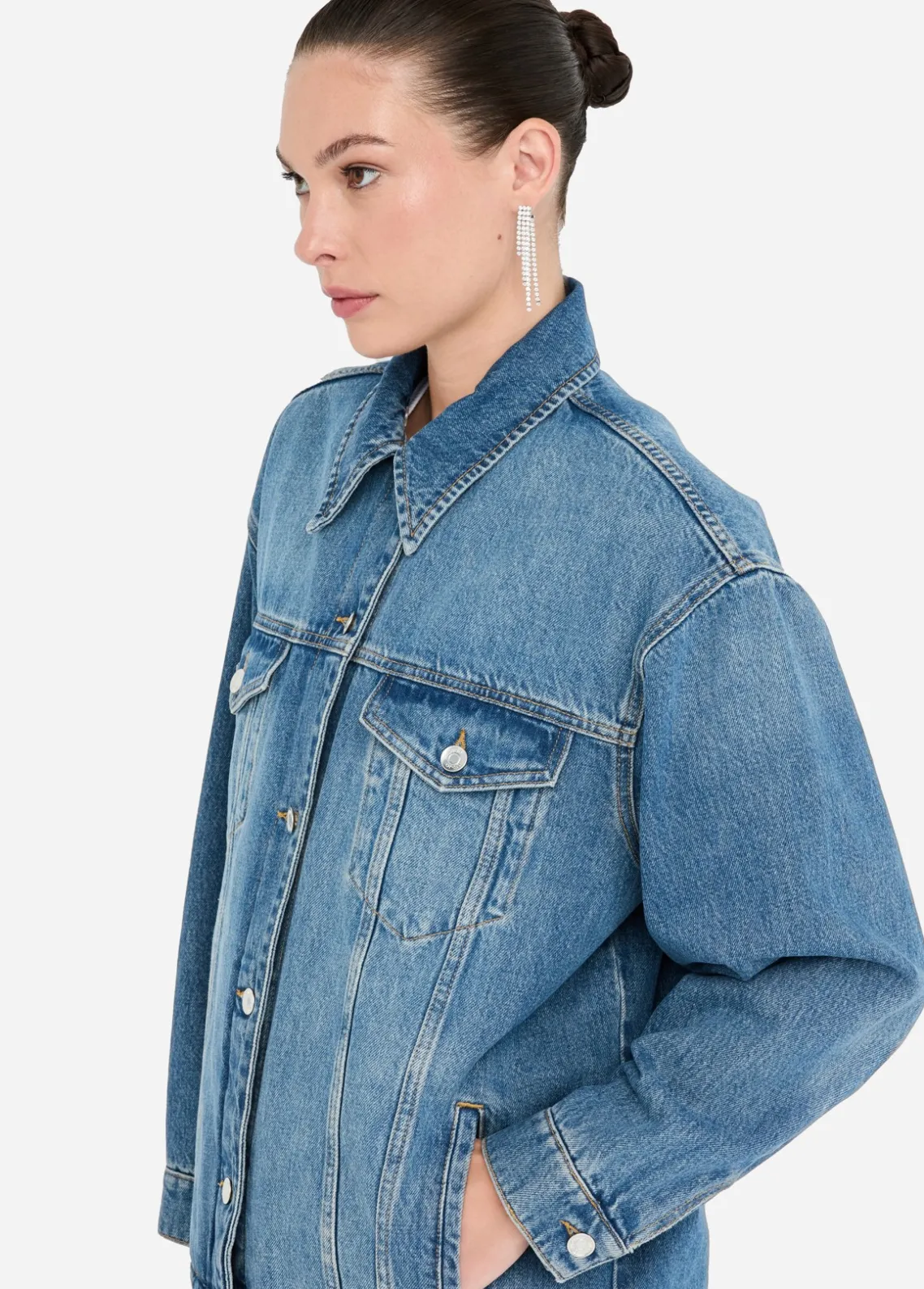 Liu Jo Chaqueta vaquera-Mujer Abrigos Y Chalecos