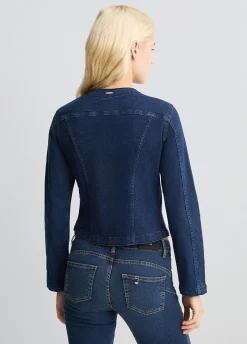Liu Jo Chaqueta vaquera con cadena decorativa-Mujer Chaquetas