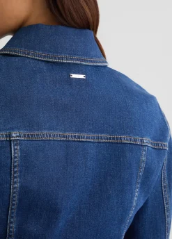 Liu Jo Chaqueta vaquera con strass-Mujer Abrigos Y Chalecos|Chaquetas