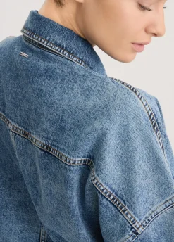 Liu Jo Chaqueta vaquera con strass-Mujer Chaquetas