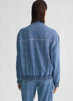 Liu Jo Chaqueta vaquera con strass-Mujer Chaquetas