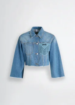 Liu Jo Chaqueta vaquera corta-Mujer Abrigos Y Chalecos