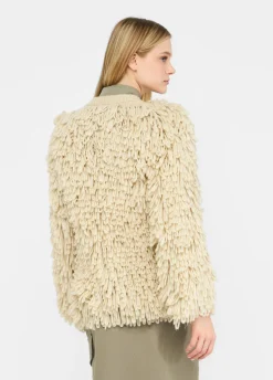 Liu Jo Chaquetón de lana-Mujer Abrigos Y Chalecos