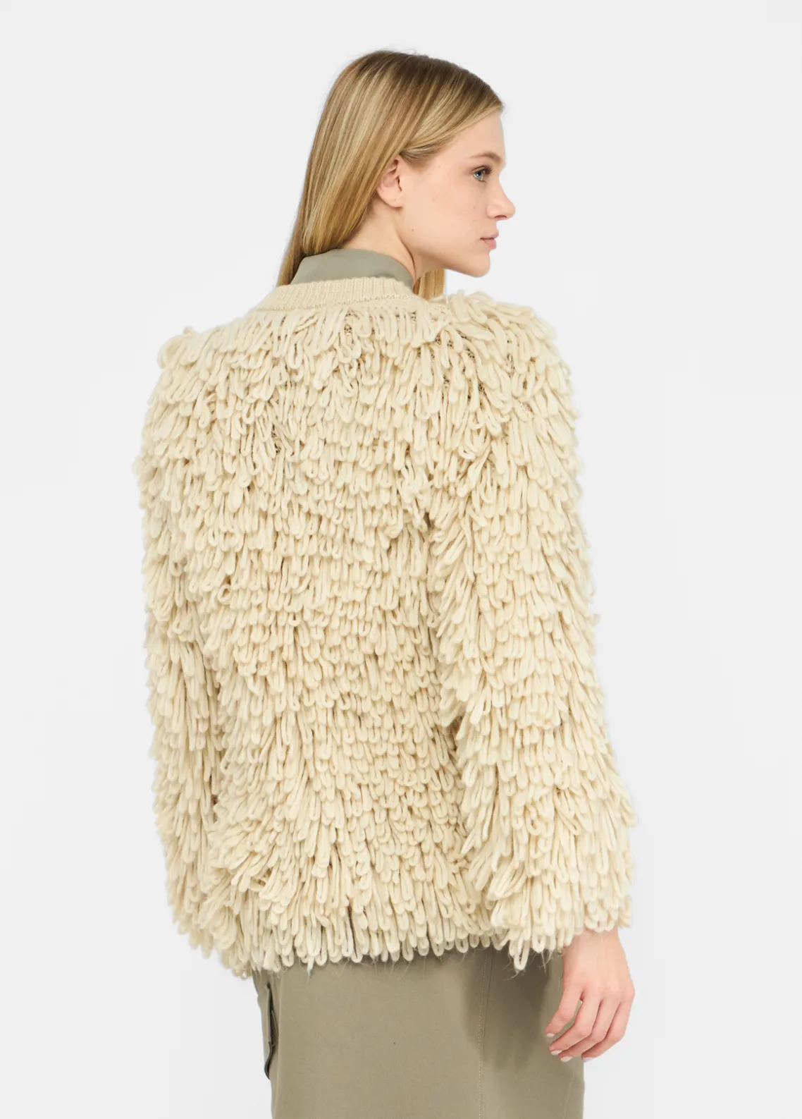 Liu Jo Chaquetón de lana-Mujer Abrigos Y Chalecos