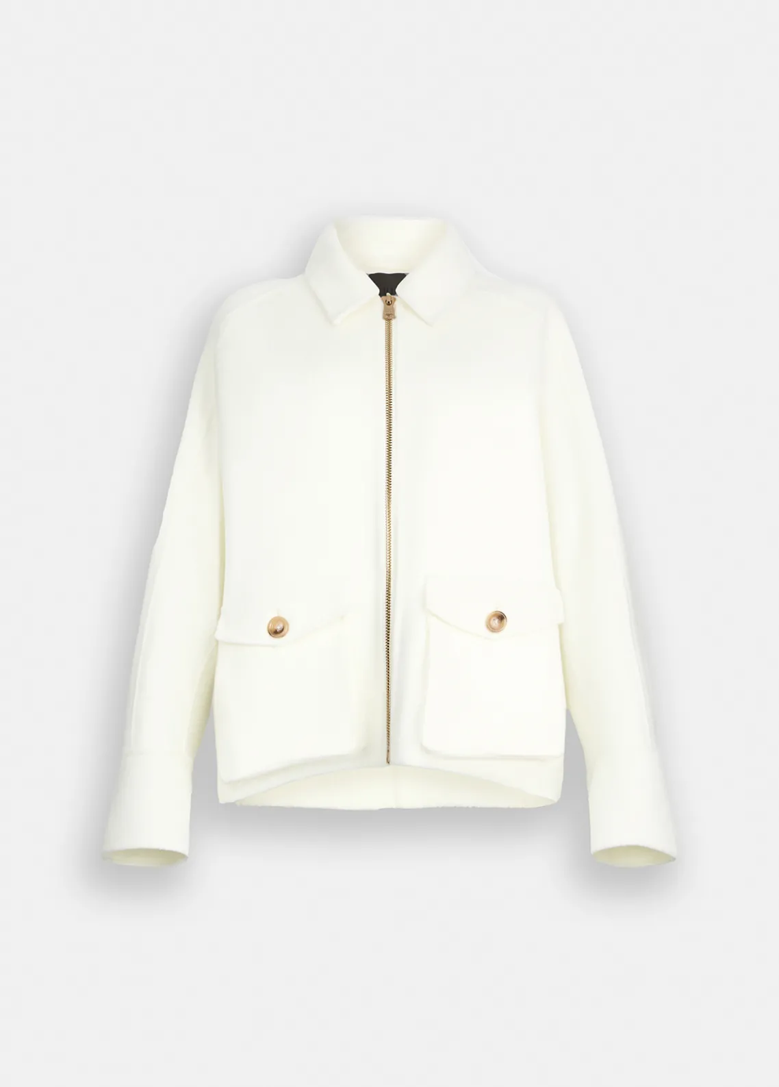 Liu Jo Chaquetón de lana con flecos-Mujer Abrigos Y Chalecos