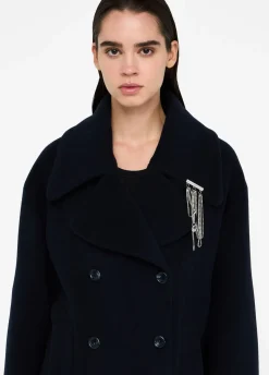 Liu Jo Chaquetón Better de lana-Mujer Abrigos Y Chalecos