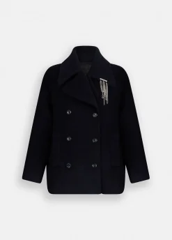 Liu Jo Chaquetón Better de lana-Mujer Abrigos Y Chalecos