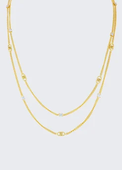 Liu Jo Collar con logotipo monograma-Mujer Joyas