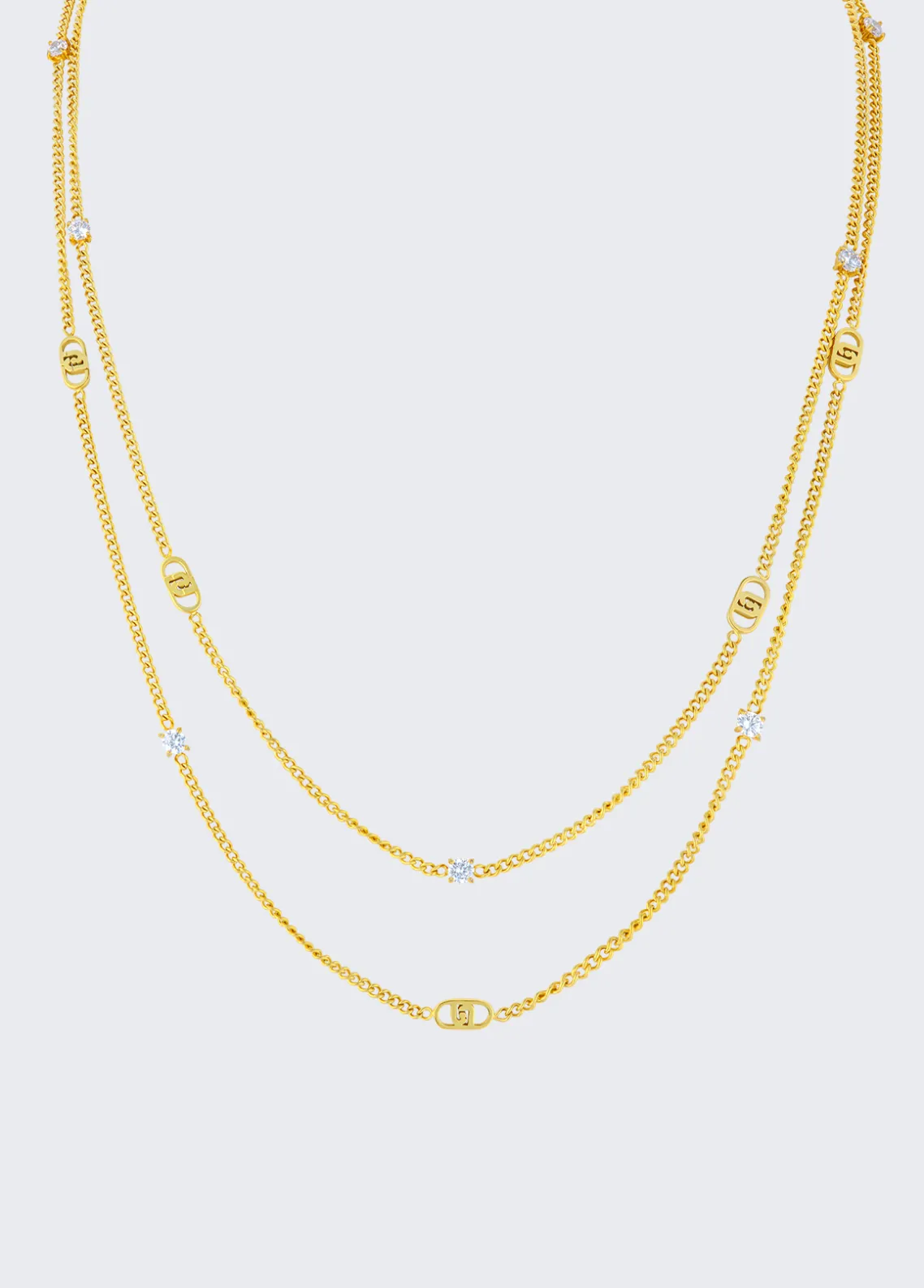 Liu Jo Collar con logotipo monograma-Mujer Joyas
