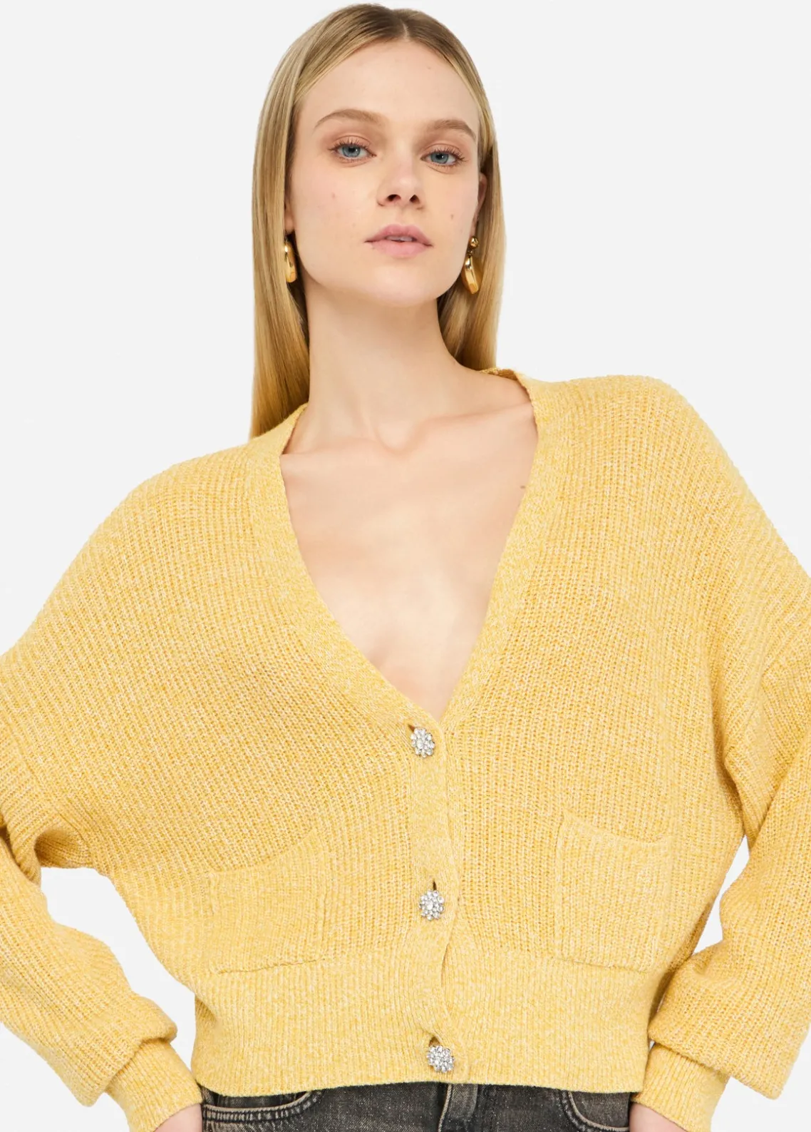 Liu Jo Cárdigan con botones decorativos-Mujer Cárdigans Y Jerséis