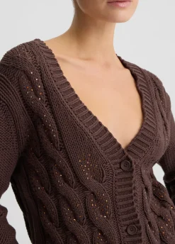 Liu Jo Cárdigan con strass-Mujer Cárdigans Y Jerséis