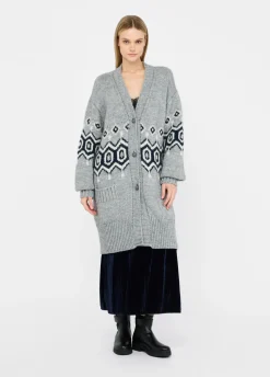 Liu Jo Cárdigan de jacquard de alpaca y lana-Mujer Cárdigans Y Jerséis
