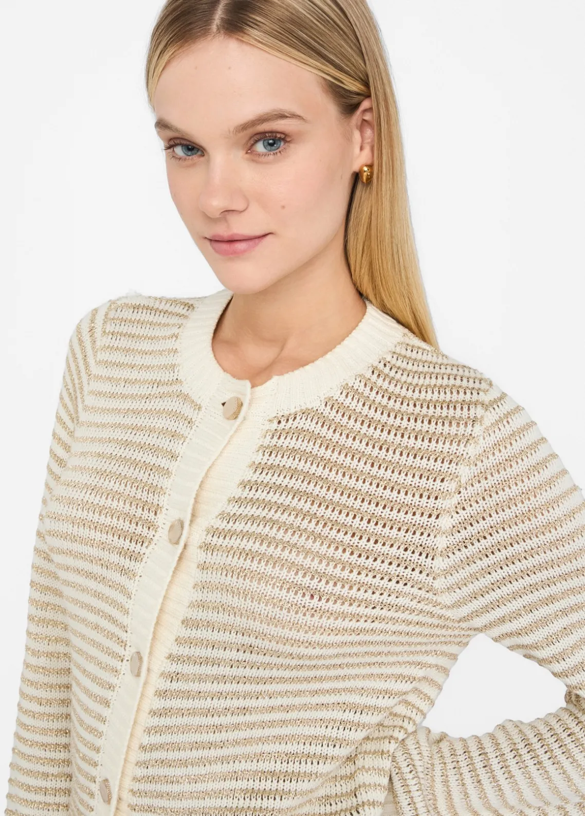 Liu Jo Cárdigan de rayas con lurex®-Mujer Cárdigans Y Jerséis